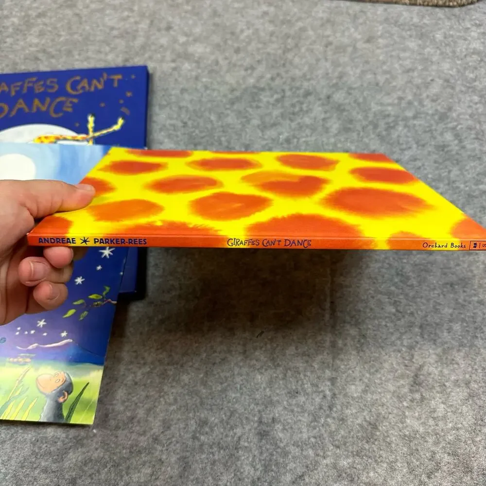 Giraffes Can't Dance Andreae Rees AUTOGRAPHED SIGNED Boxed Hardcover Deluxe Set